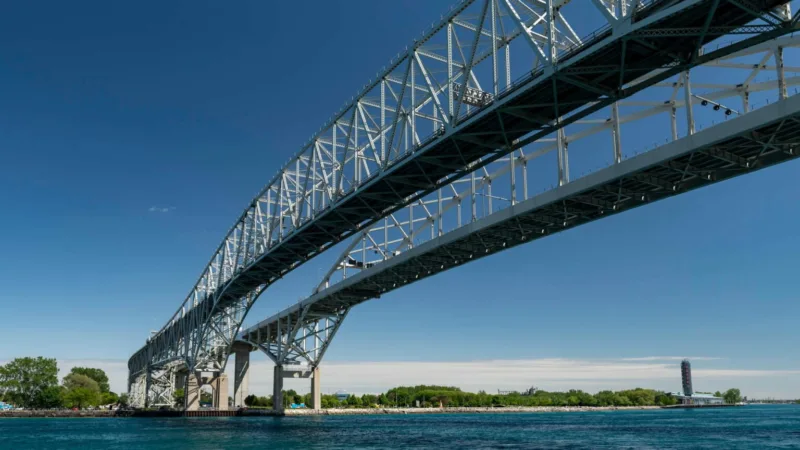Bridges in Port Huron, Sault Ste. Marie see dips in traffic due to friction with Canada